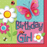 Garden Girl Small Napkins (16ct) by Amscan